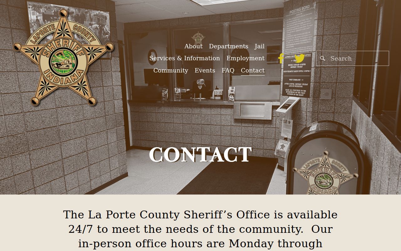 LaPorte County outstanding warrant contact and Warrants extensions